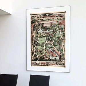 New York City Map Print, vintage Map Art, Antique Map, NYC Map, New York Wall Art, New York City Art, Gift Idea, Cartography, NY Poster,
