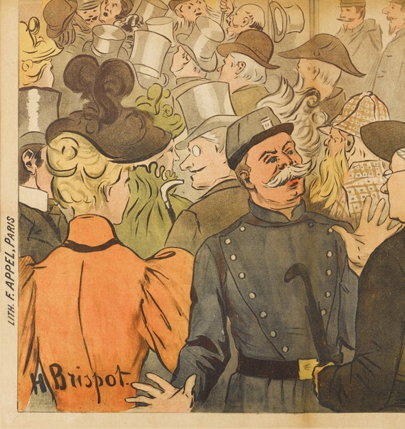 Cinématographe Lumière (1896) Poster: Vintage French Movie Wall