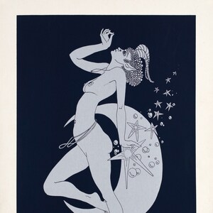 Capricorn Astrology Art Print: Constellation Stars Zodiac Gift image 3
