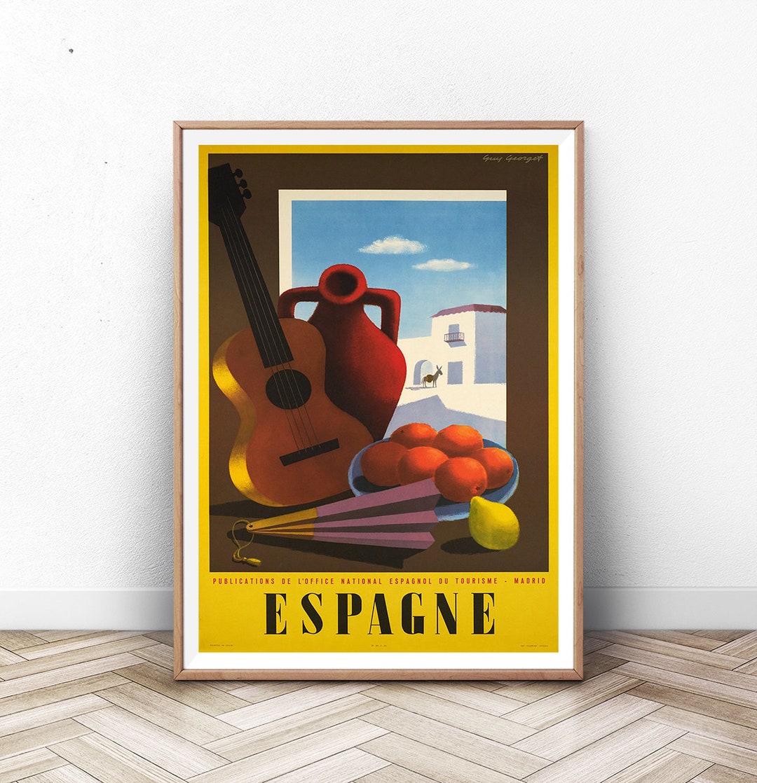 Spain Poster, Spain Print, Spanish Art, Poster of Spain, Espana