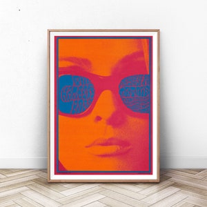 psychedelic poster, hippy art work, hippy art, concert poster, band poster, psychedelic art print, trippy poster print,  art work