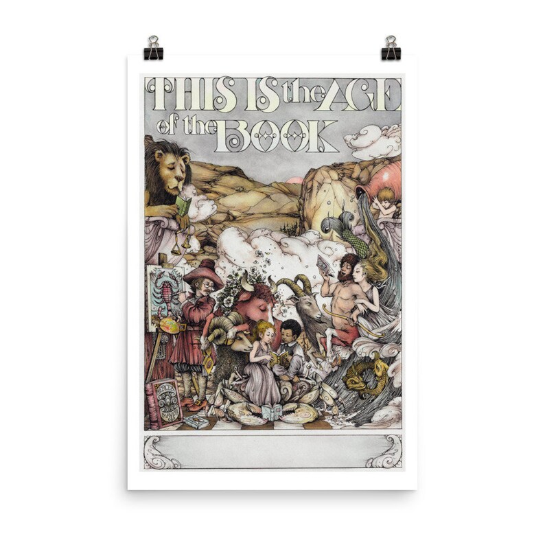 Carteles de libros, arte del libro, cartel de la cita literaria, impresión de la cita del libro, arte del aula, cartel de la cita de lectura, cita inspiradora, impresión de la literatura imagen 4