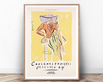 Vintage Vogue Fashion Art Print: Art Deco Designer Poster