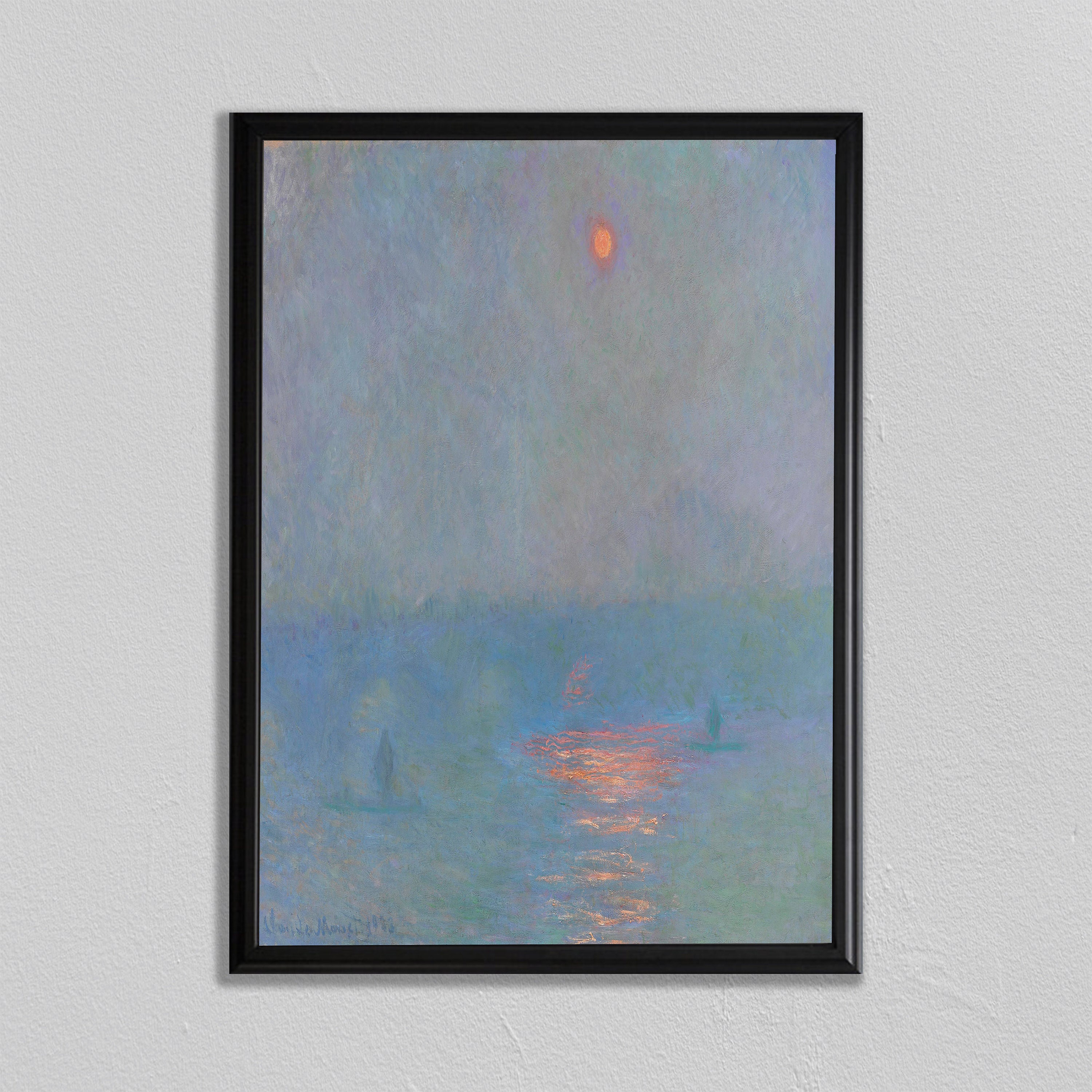 モネのウォータールー橋の版画：ヴィンテージ印象派アート - Etsy 日本