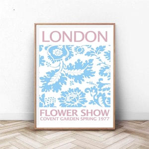 Exhibition Poster | Flower Show Print | Museum Poster | Modern Art Print | French Art | London Poster