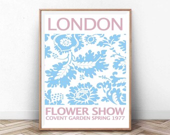 Flower Show Exhibition Poster: Vintage London Art Print