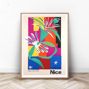 Cartel de Francia Travel, Paris Print, Paris Wall Art, French Riviera Print, France Print, Mid Century Wall Art, Modern Wall Art, Affiche