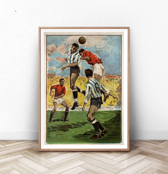 Vintage Soccer Artwork