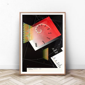 MODERN POSTER: Museum  Exhibition Poster, Modern Wall Art, Mid Century Modern Art Print, Museum Print, Paris Wall Art, Paris Print