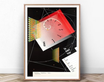 Mid Century Modern Art Print: Museum Exhibition Poster