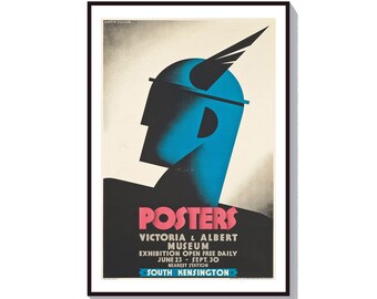 Art-decomuseumposter: Kensington Art, London Exhibition Print