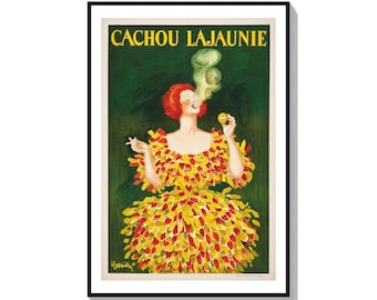 Cachou Lajaunie Poster: French Vintage Advert, Leonetto Cappiello Art