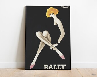 French Fashion Art Print: Vintage Paris Poster