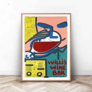 Poster champagne, poster vintage di cibi e bevande, stampa alcolica, arredamento bar, poster del dormitorio, poster di birra, arte della parete di Parigi, vintage