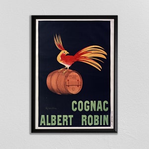 Leonetto Cappiello Vintage Print, Paris Wall Art, Vintage French Poster, Cognac, Vintage Ad, Literary Poster, Food and Drink