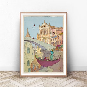 VENEDIG ITALIEN: psychedelische Poster, Hippie-Kunstwerk, Hippie-Kunst, Konzert-Plakat, Band-Plakat, psychedelische Kunstdruck, Druck, Cannabis-Kunstwerk