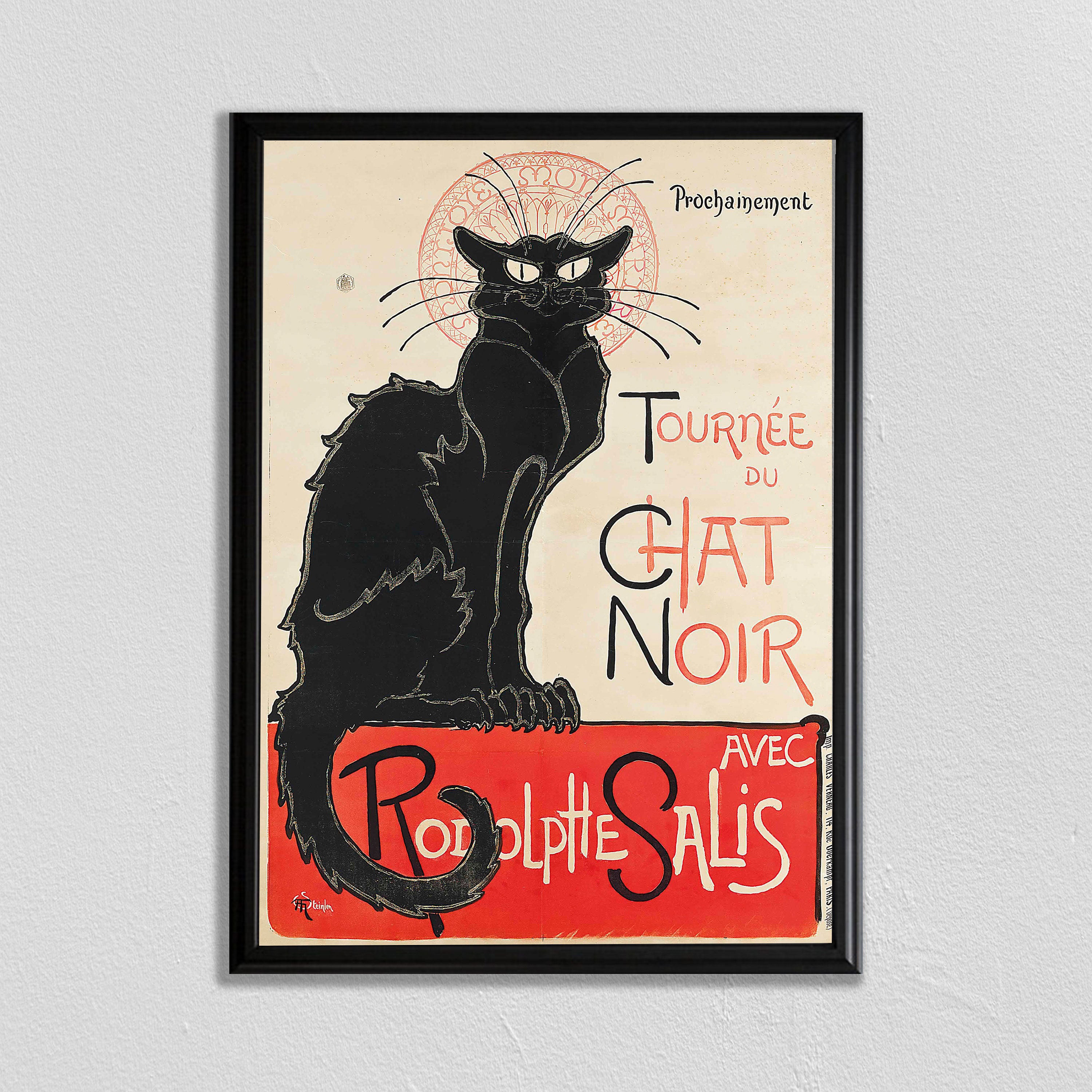 Statuette Chat Noir et blanc  PROMO - Boutique Saint Germain