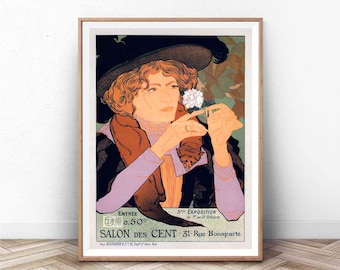 Georges de Feure Prints | Vintage Paris Wall Art | Paris Print | French Poster