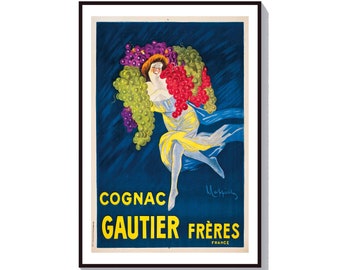 Leonetto Cappiello: Cognac Gautier - Vintage French Art Deco Poster