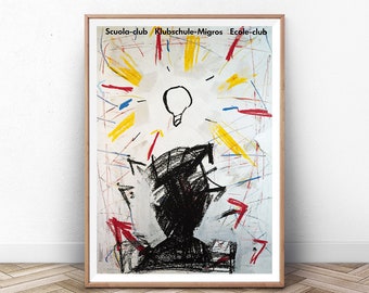 Museum Exhibition Poster: Mid Century Modern Wall Art