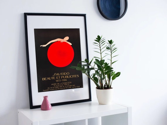 資生堂ヴィンテージ日本美術ポスター：美術館装飾プリント - Etsy 日本