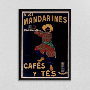 Leonetto Cappiello Vintage Print, Paris Wall Art, Vintage French Poster, Coffee Poster, Vintage Ad, Literary Poster, Food and Drink