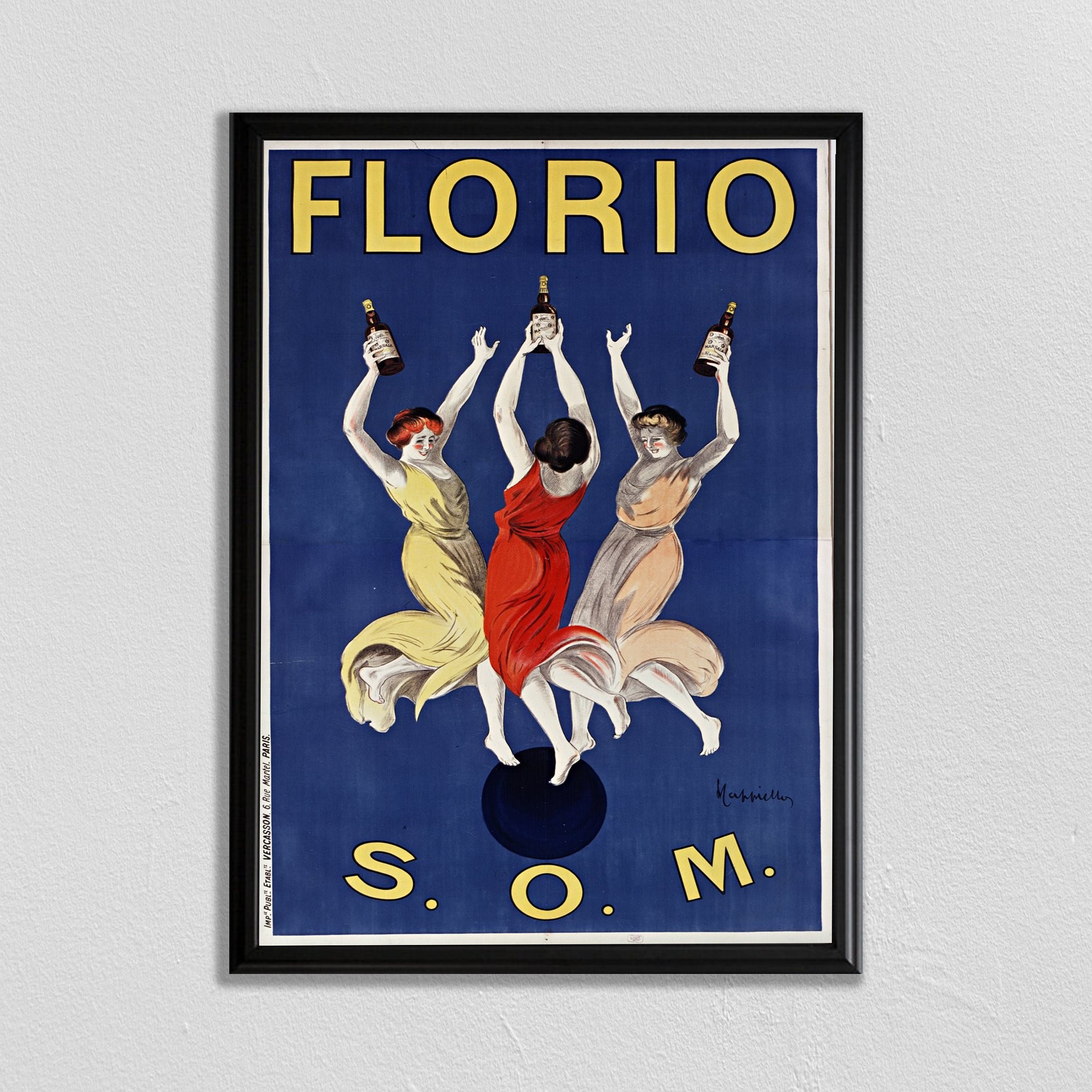 Leonetto Cappiello Vintage French Poster: Florio S. O. N. Paris