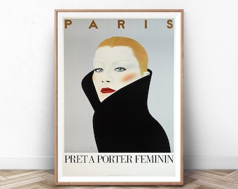 Vintage Vogue Fashion Print: Art Deco Style Poster