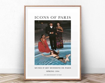 Paris Fashion Week Poster: Vintage Exhibition Art Print