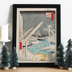 Japanese Art Print, Japan Woodblock, Japon, Estampe Paponaise, Vintage Wall Art,  日本ポスター