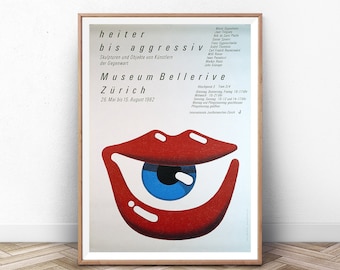 Póster de la exposición del Museo Abstracto: Impresión artística de Zúrich