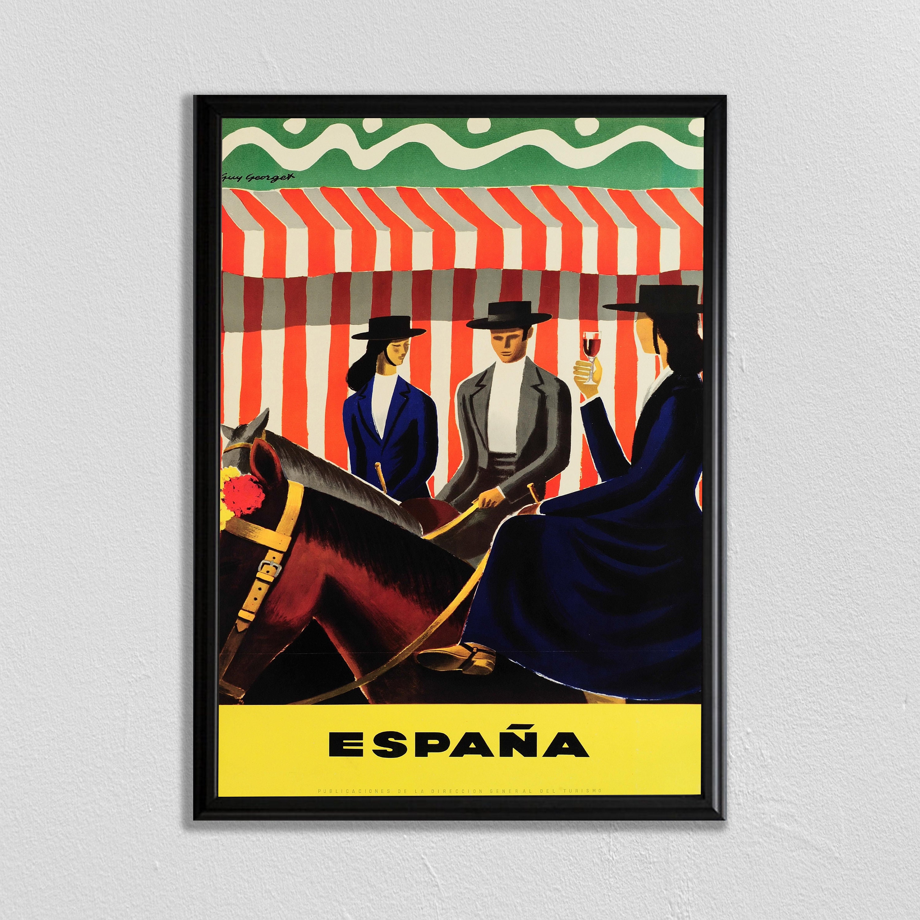 Spain Poster Spain Print Spanish Art Poster of Spain Etsy