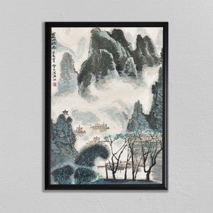 chinese painting china art asian decor home wall art decor gift japan print minimalist vintage antique