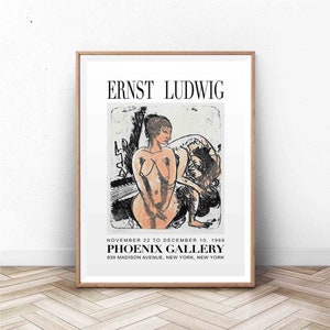 Ernst Ludwig Art | Exhibition Art Print | Exhibition Poster | Exhibition Poster Vintage | Abstract Art