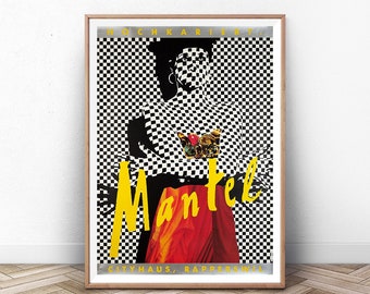 Vintage Vogue Fashion Art Print: Art Deco Designer Poster