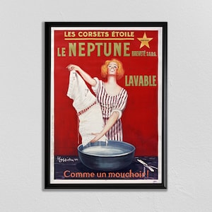 Leonetto Cappiello Vintage Print, Paris Wall Art, Vintage French Poster, Cinzano Poster, Vintage Ad, Literary Poster, Food and Drink