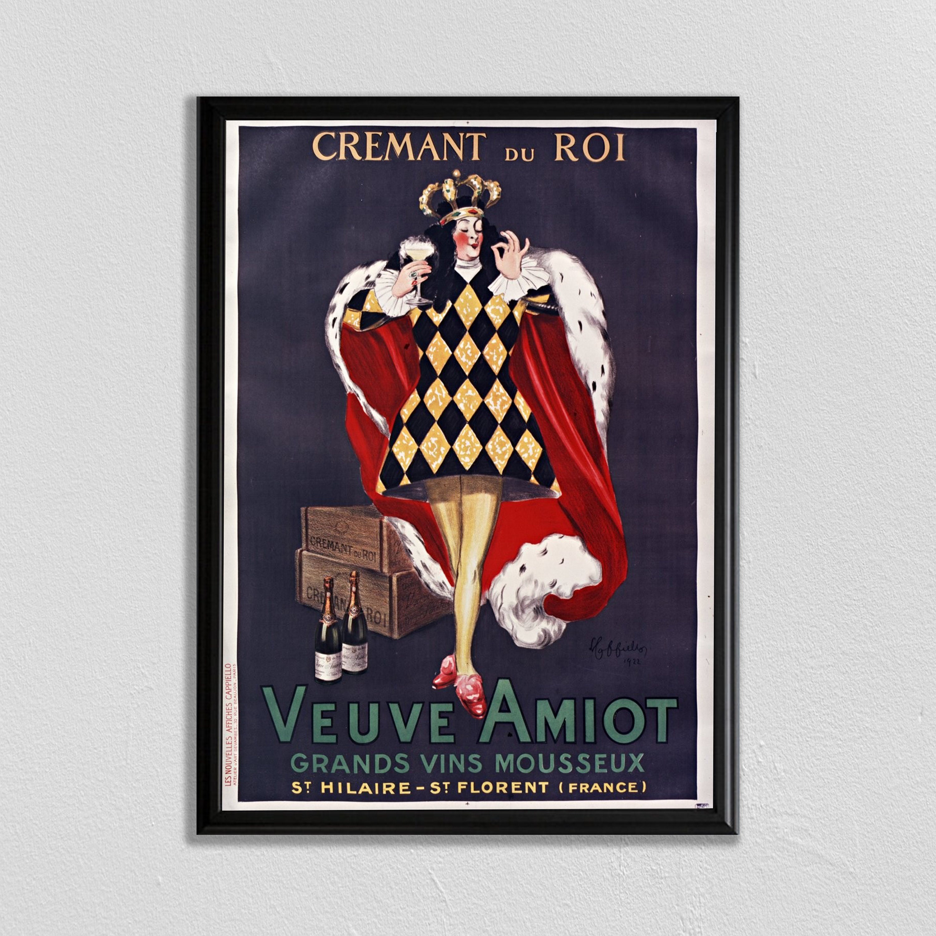 Vintage Cremant Du Roi Poster: Leonetto Cappiello French Ad - Etsy 