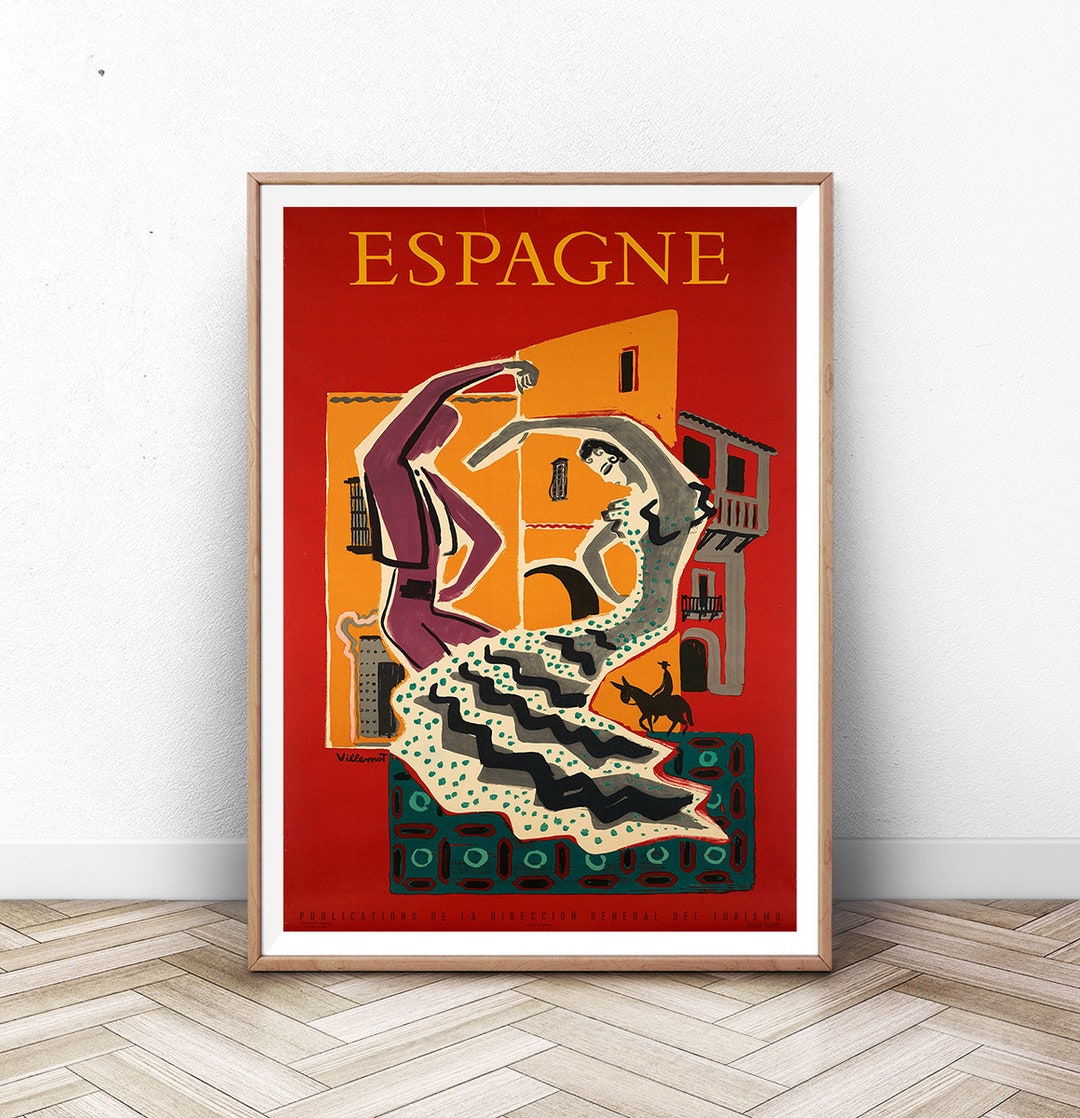 Spain Poster, Spain Print, Spanish Art, Poster of Spain, Espana