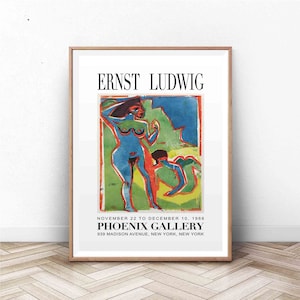Ernst Ludwig Art | Exhibition Art Print | Exhibition Poster | Exhibition Poster Vintage | Abstract Art