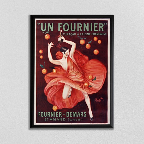 Leonetto Cappiello vintage Print, Paris Wall Art, vintage Français Poster, Champagne Poster, vintage Ad, Literary Poster, Food and Drink