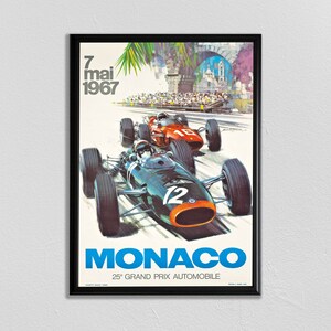Poster, Racing Poster, Poster, Grand Prix, Poster, Paris Wandkunst, Wandkunst