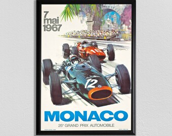 Poster,  Racing Poster,  Poster,  Grand Prix,  Poster, Paris Wall Art,  Wall Art