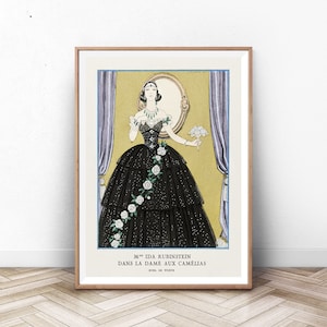Vintage George Barbier Fashion Print, Paris Wall Art, Home Decor