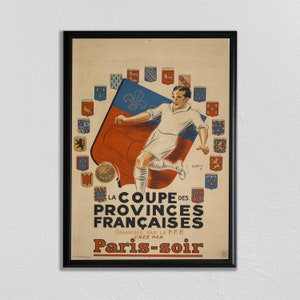 Affiche de football, affiche de tasse du monde, impression de football, cadeau de football, cadeau de jour de père