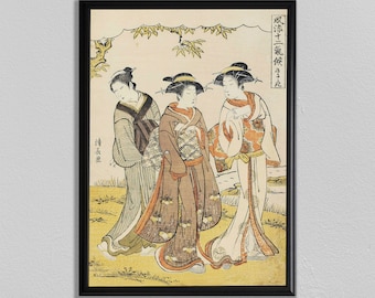 鬼頭鍋三郎 名匠木版画 1976年 舞妓アート - Etsy 日本