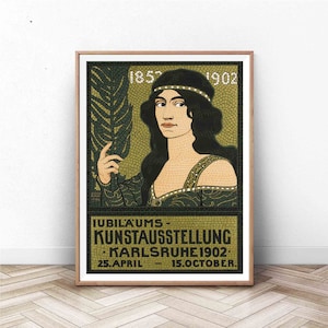 Exhibition Poster | Museum Poster | Vintage Poster | a vintage art museum exhibition poster for Swiss artwork