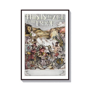 Carteles de libros, arte del libro, cartel de la cita literaria, impresión de la cita del libro, arte del aula, cartel de la cita de lectura, cita inspiradora, impresión de la literatura imagen 5