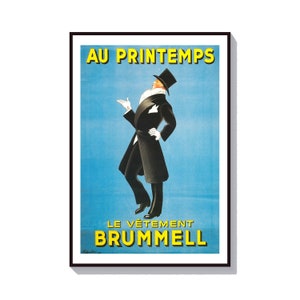 Paris Wall Art, Leonetto Cappiello Poster, Vintage Advertisement, Au Printemps Poster, French Art, Retro Advertisement Print
