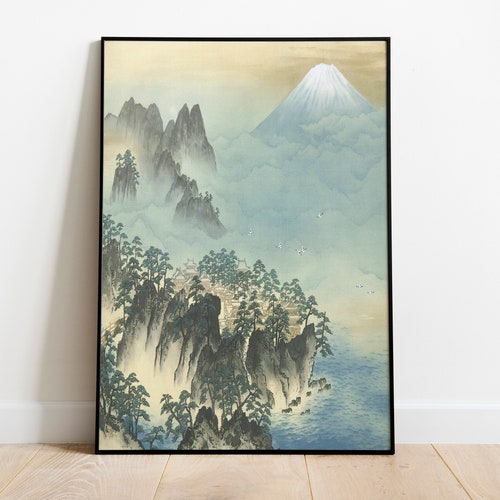 Japan Art Print Japanese Print Mount Fuji Poster Japan Etsy