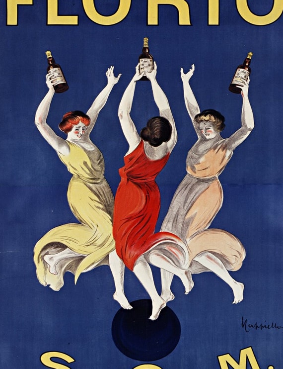 Leonetto Cappiello Vintage French Poster: Florio S. O. N. Paris Leonetto Cappiello Vintage French Poster: Florio S. O. N. Paris